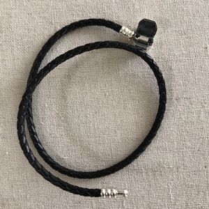 Pandora leather bracelet 32 cm, small
